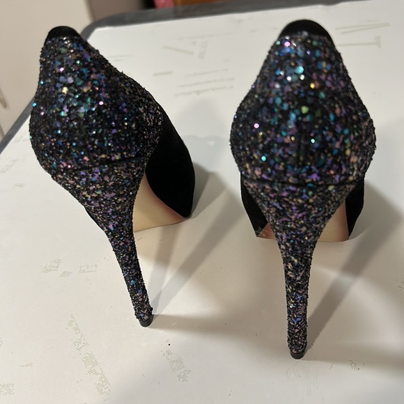 BOUTIQUE 9 SUEDE. PEEP TOE PUMPS SHOE SIZE 9..5 - Picture 3 of 12